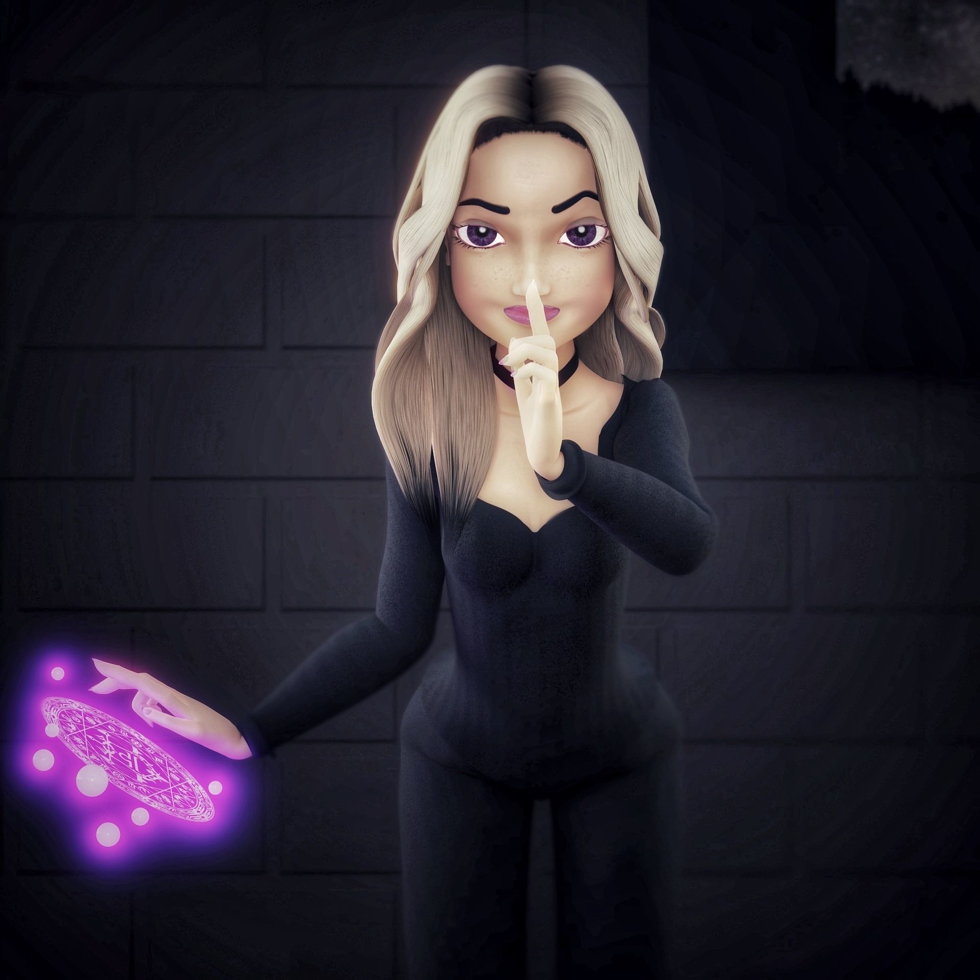 Katerina Stylized Digital Actor 3D model 3D model_3