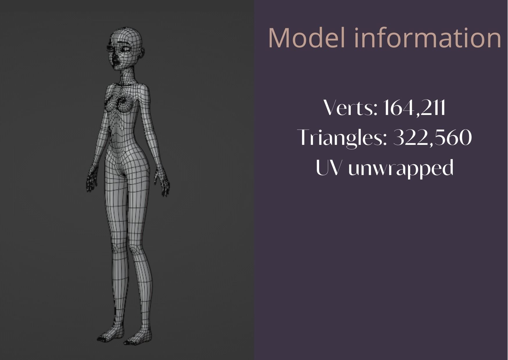 Katerina Stylized Digital Actor 3D model 3D model_4