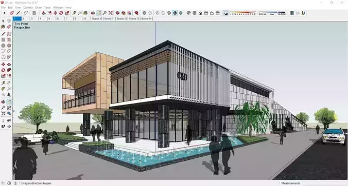 Sketchup Building Z2
