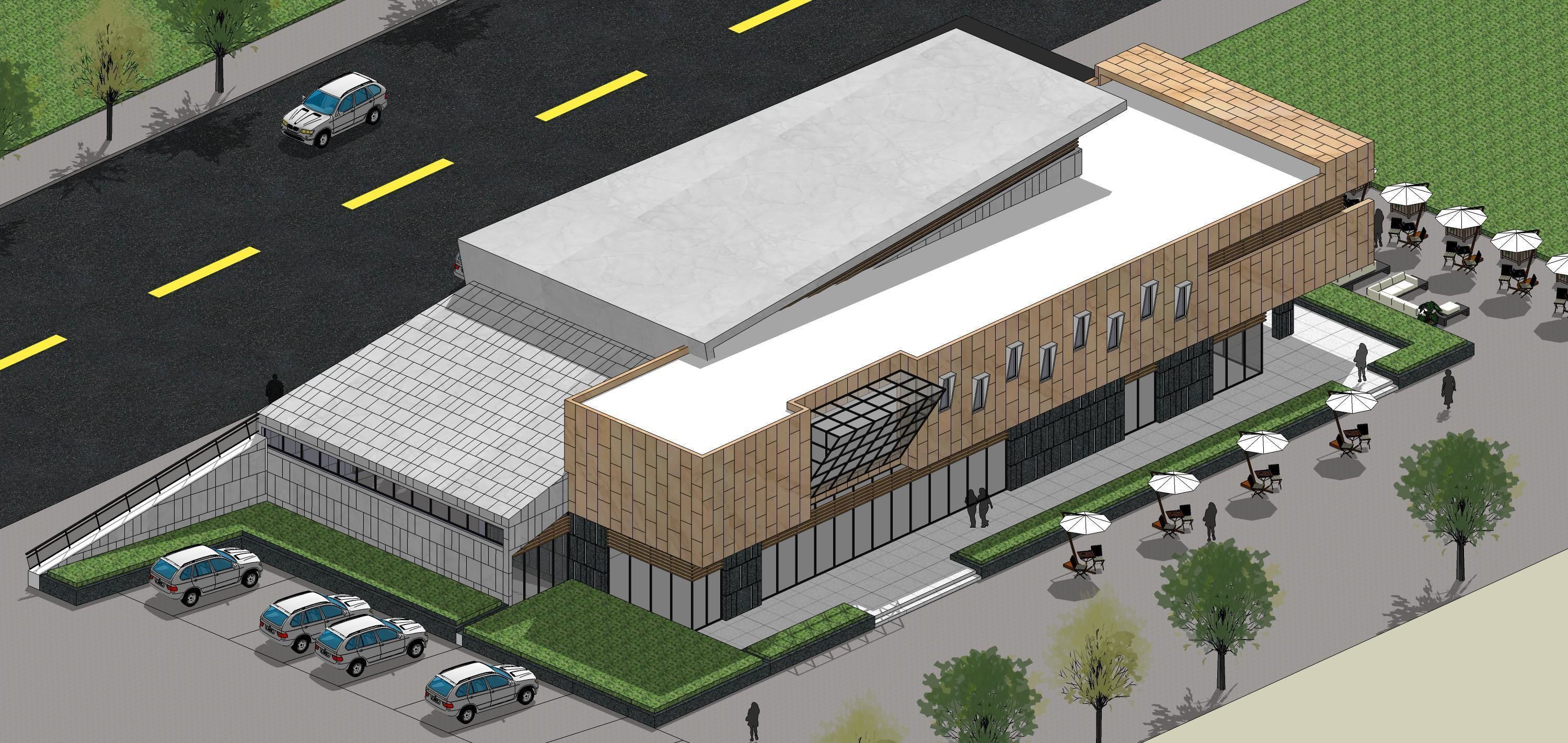 Sketchup Building Z2 3D model_14