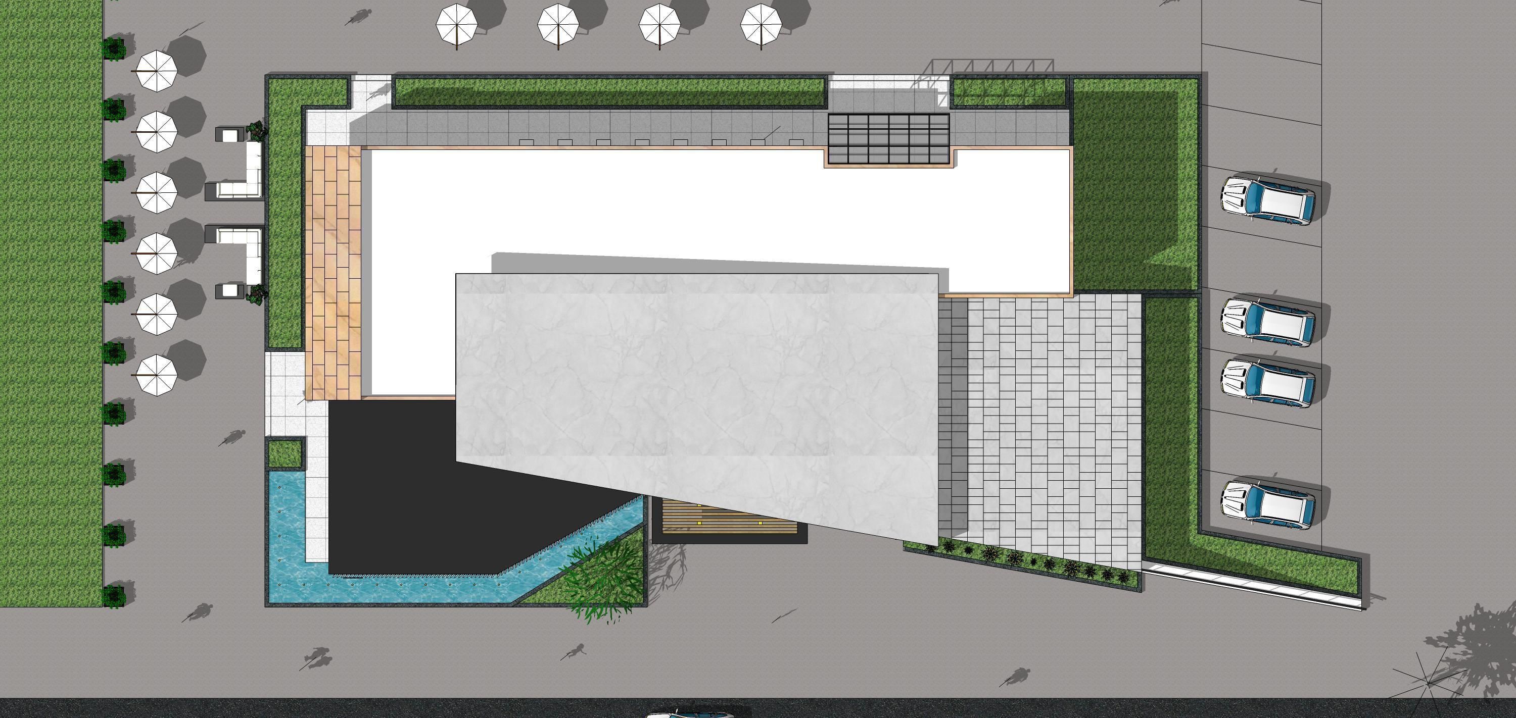 Sketchup Building Z2 3D model_16