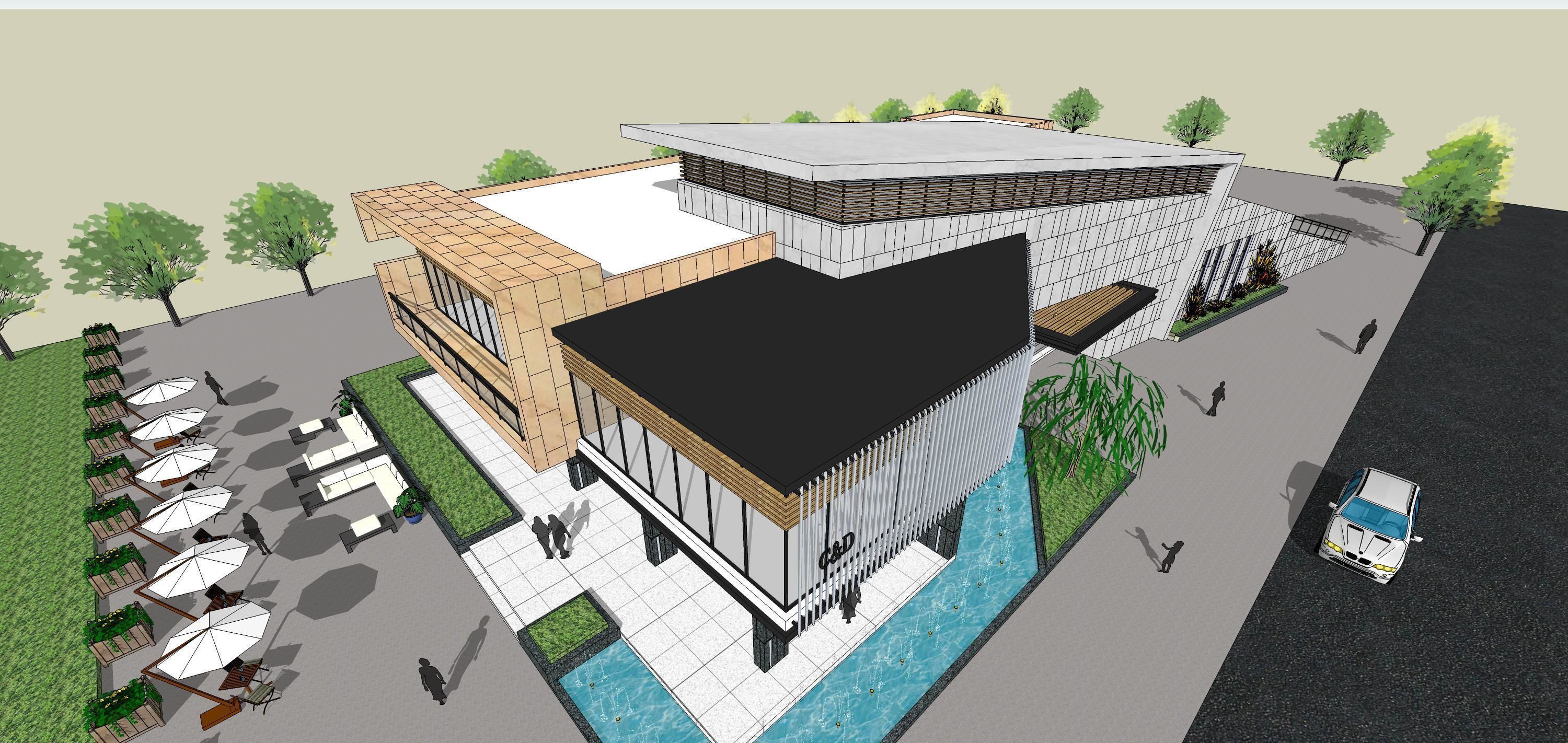 Sketchup Building Z2 3D model_8