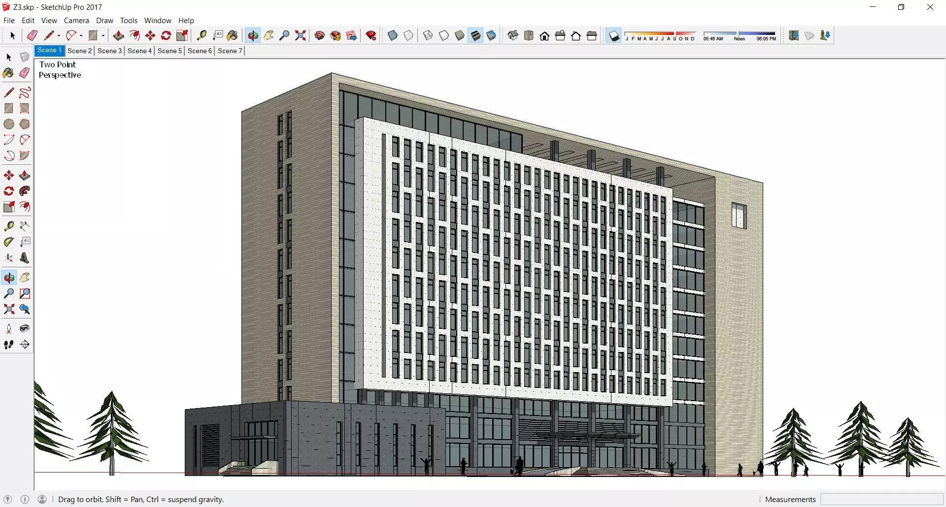 Sketchup Building Z3 3D model_0