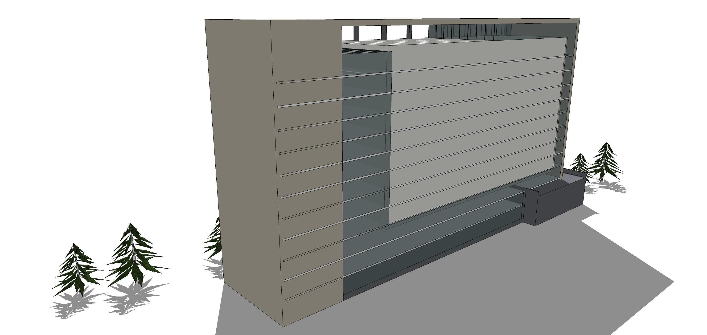 Sketchup Building Z3 3D model_7