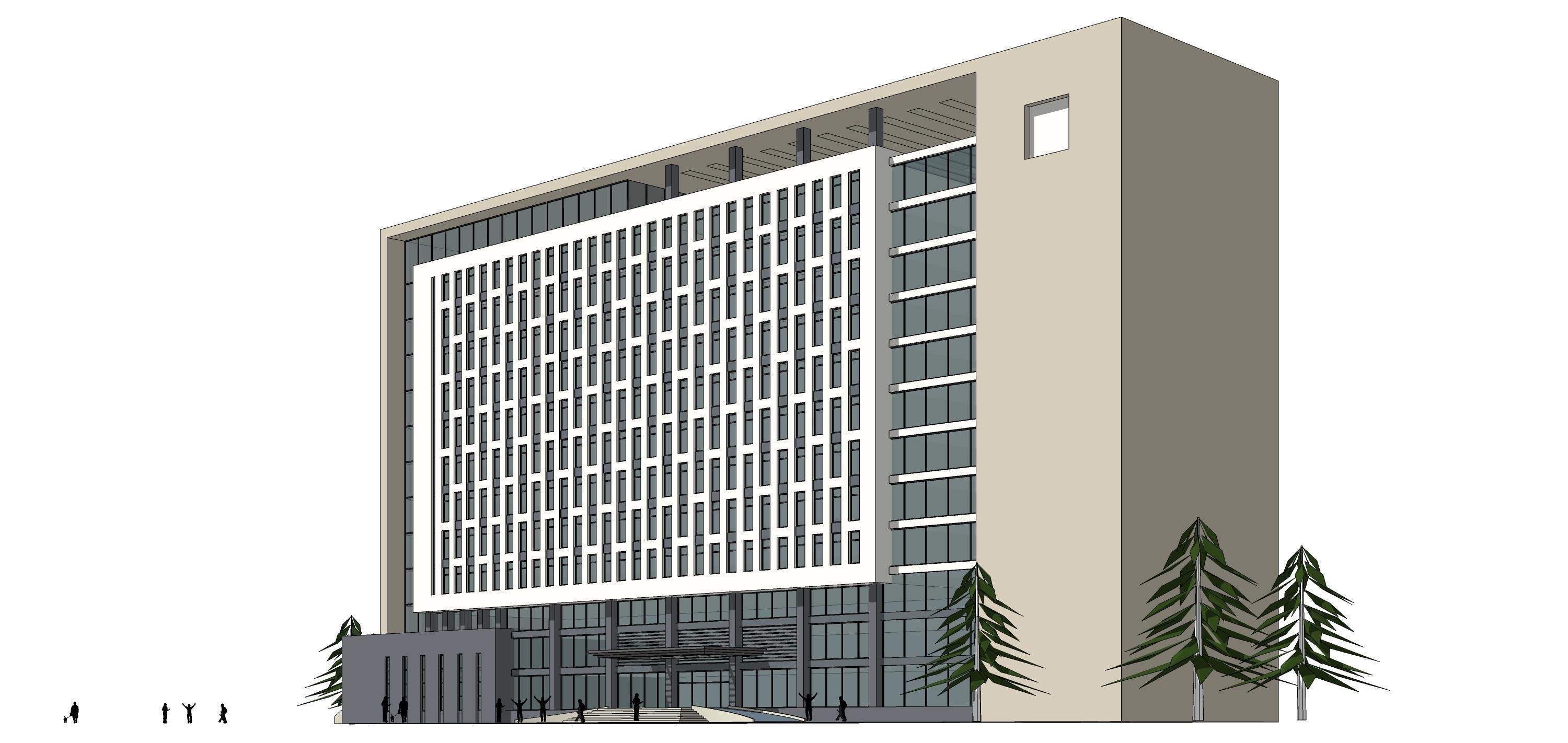 Sketchup Building Z3 3D model_8