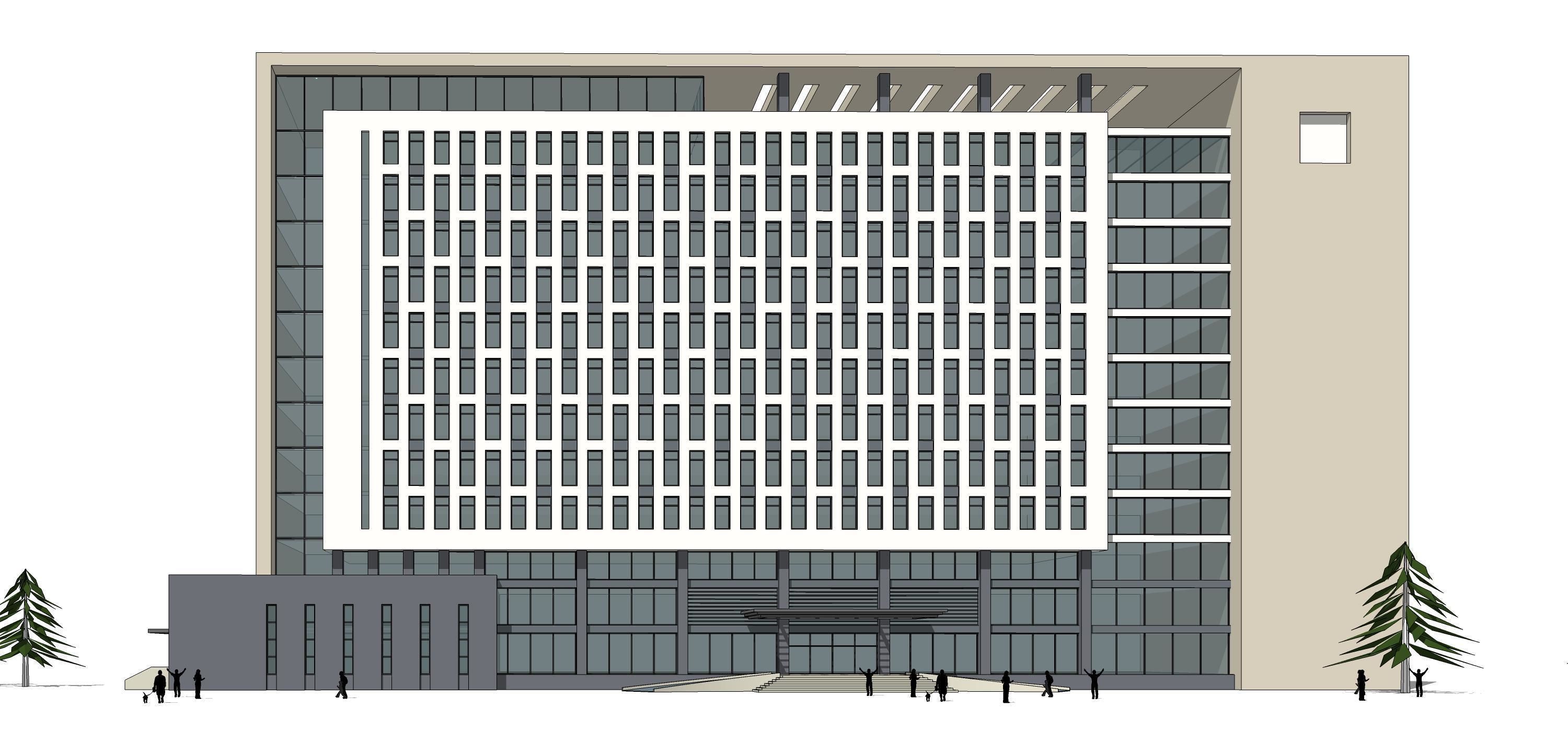 Sketchup Building Z3 3D model_4