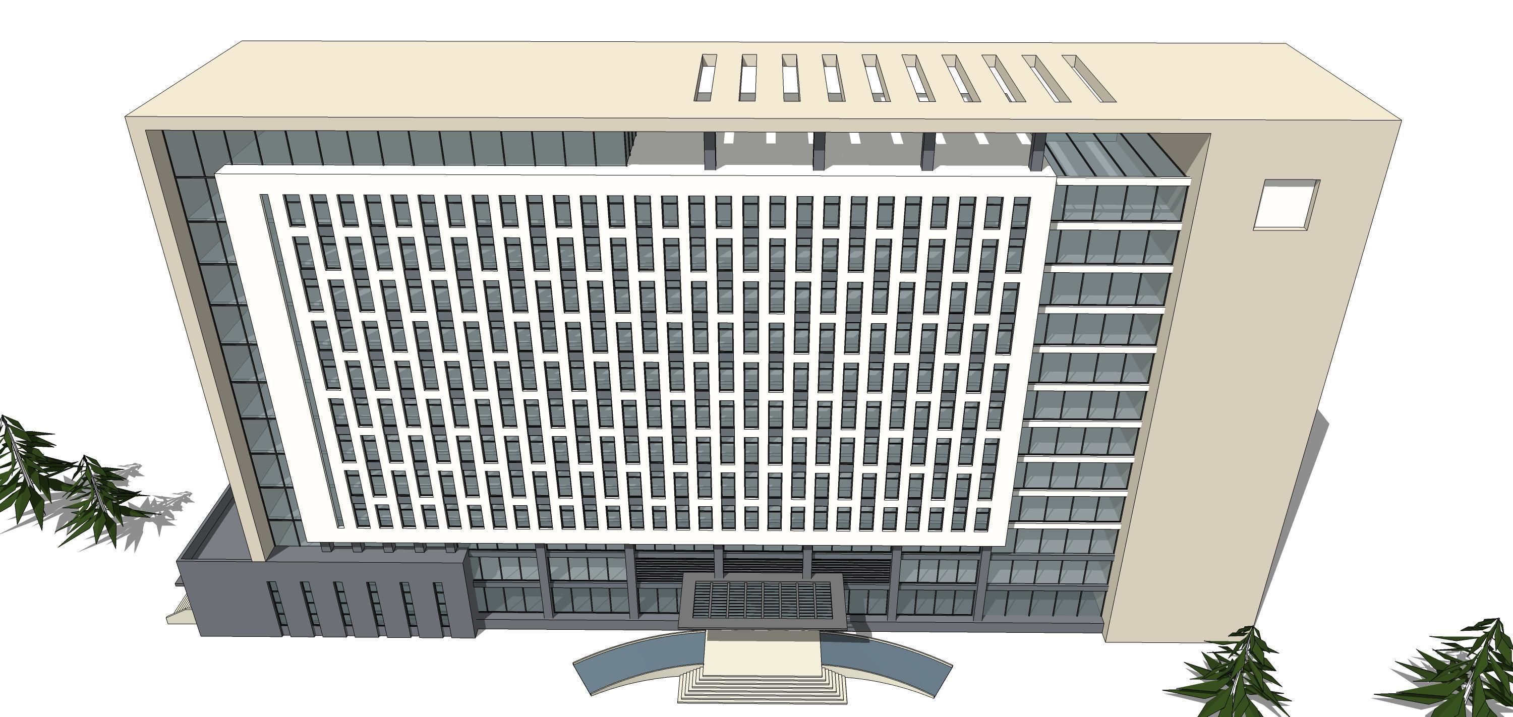 Sketchup Building Z3 3D model_5