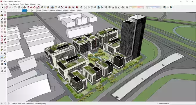 Sketchup Residential Complex Z5