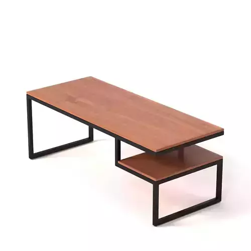 Classic wooden and iron Table