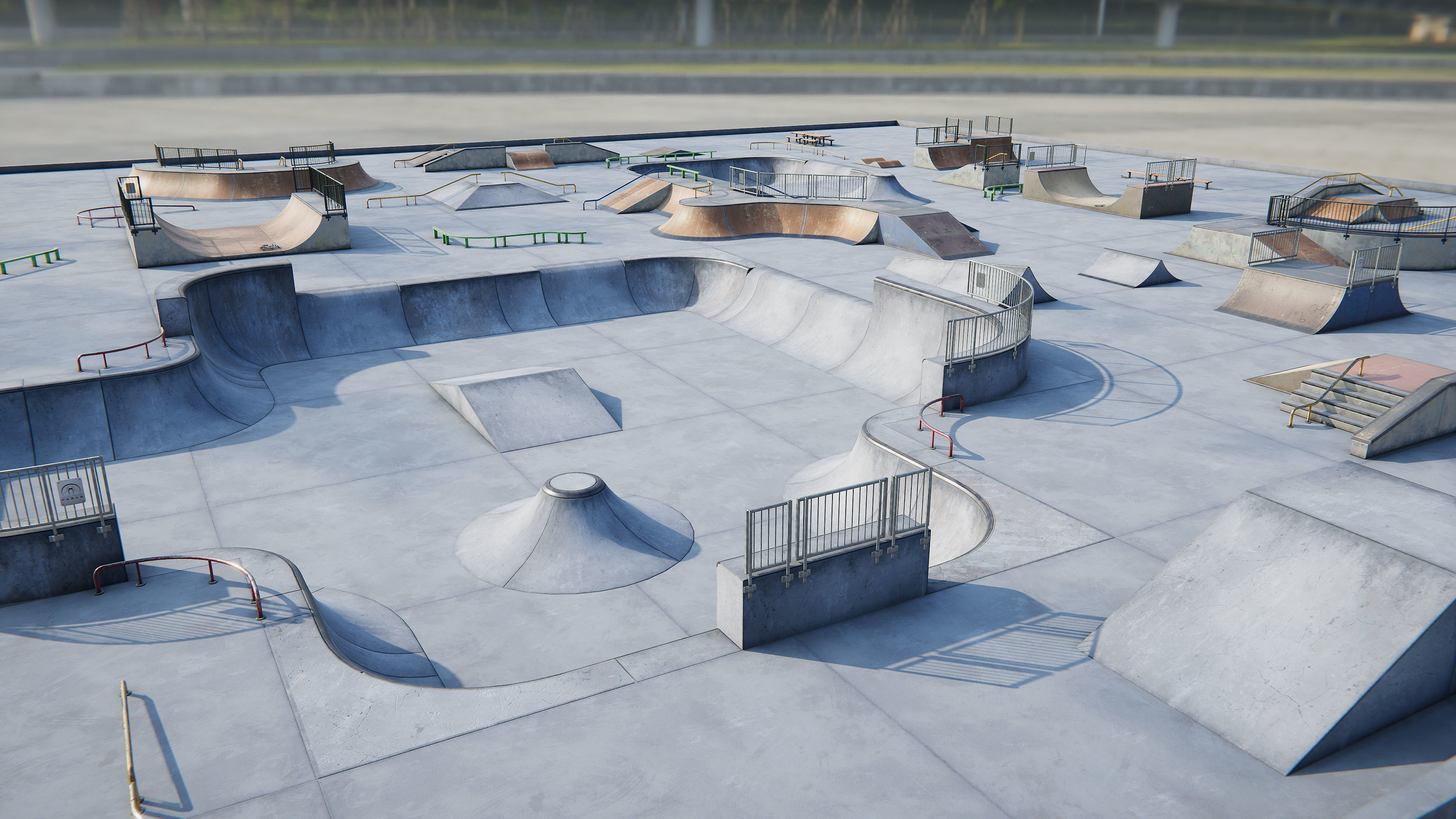 Skate Park - Modular Pack Low-poly 3D model_6