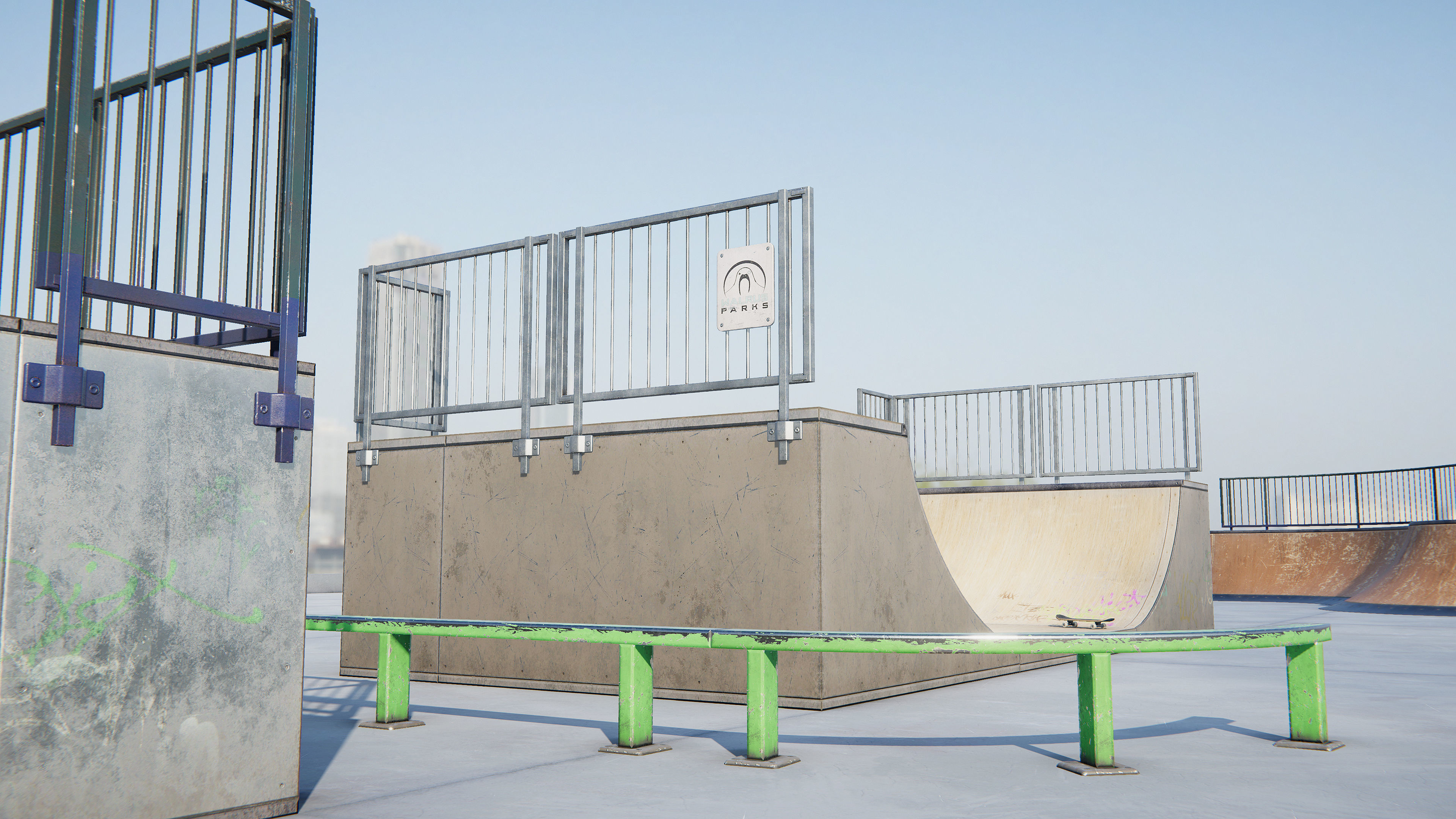 Skate Park - Modular Pack Low-poly 3D model_10