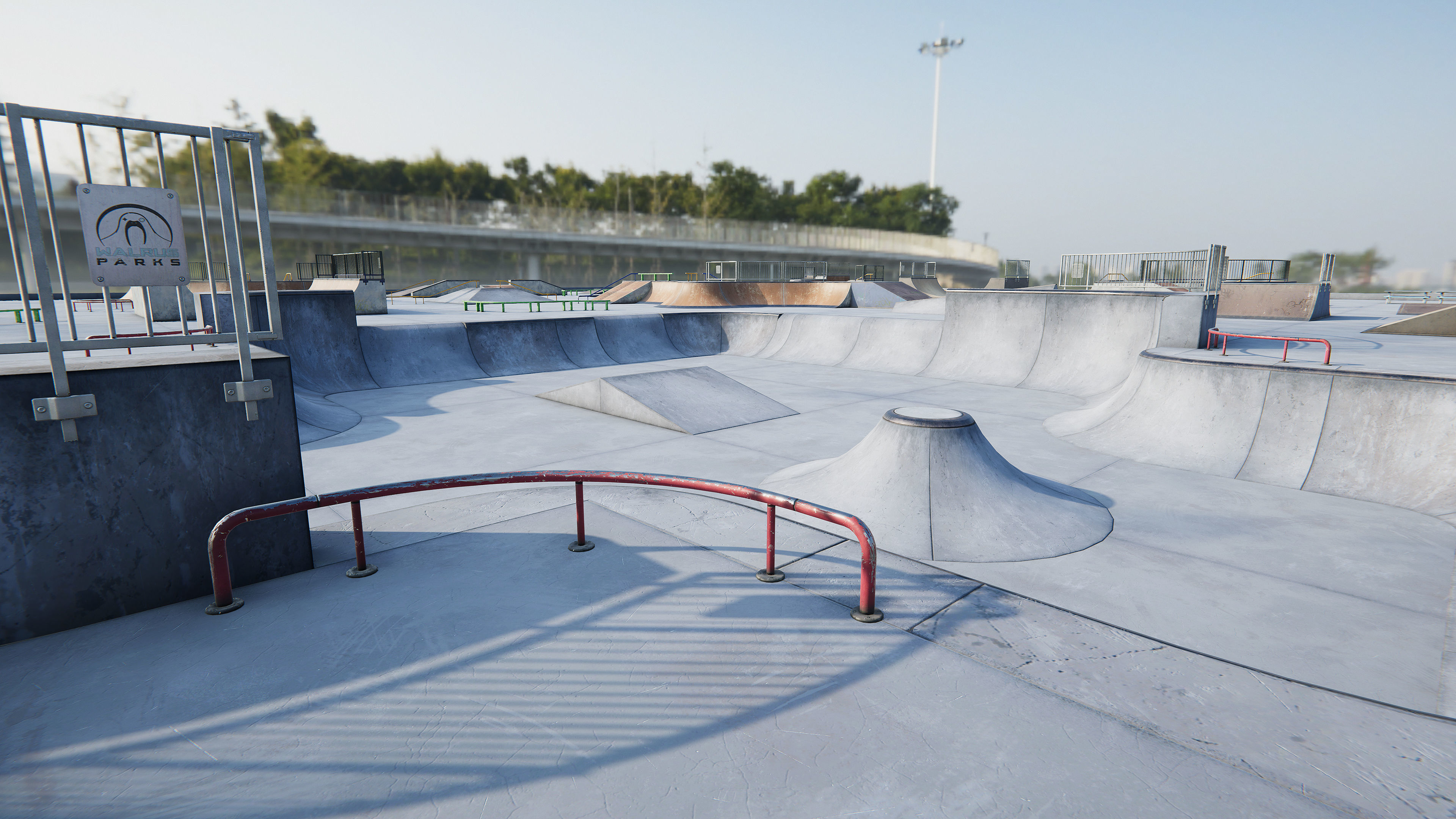 Skate Park - Modular Pack Low-poly 3D model_9