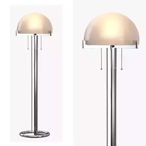  ALTADENA GLASS SHADE FLOOR LAMP