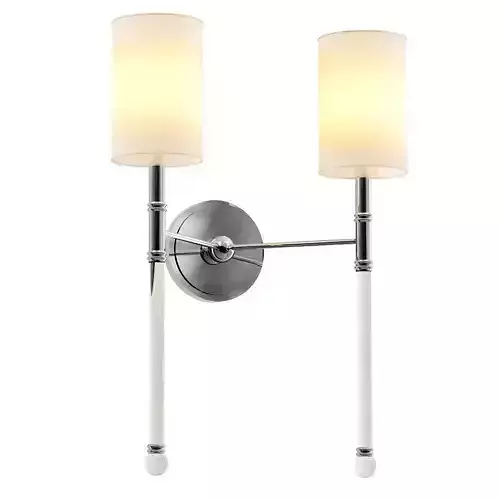 SLIM SILHOUETTE DOUBLE ARM SCONCE