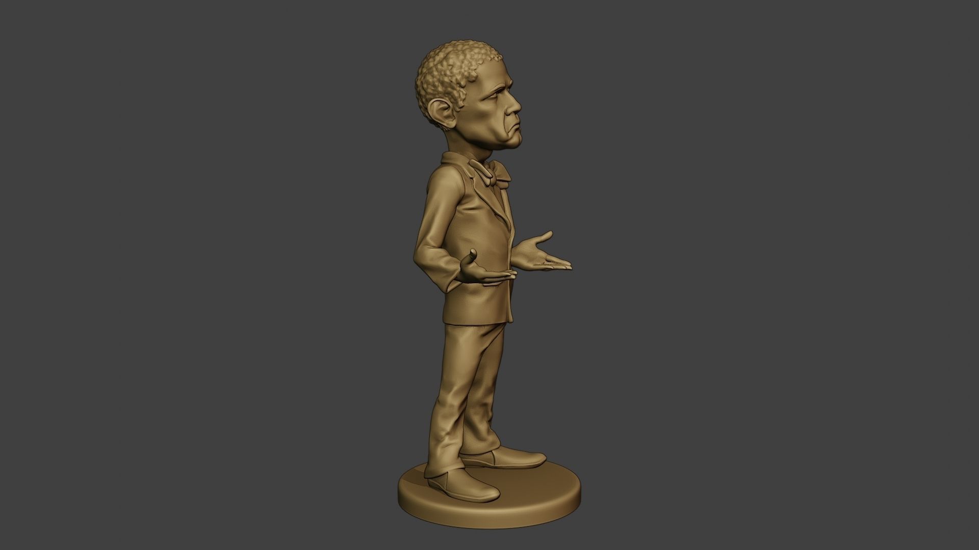 Barack Obama Doubt Meme 3D print model_9
