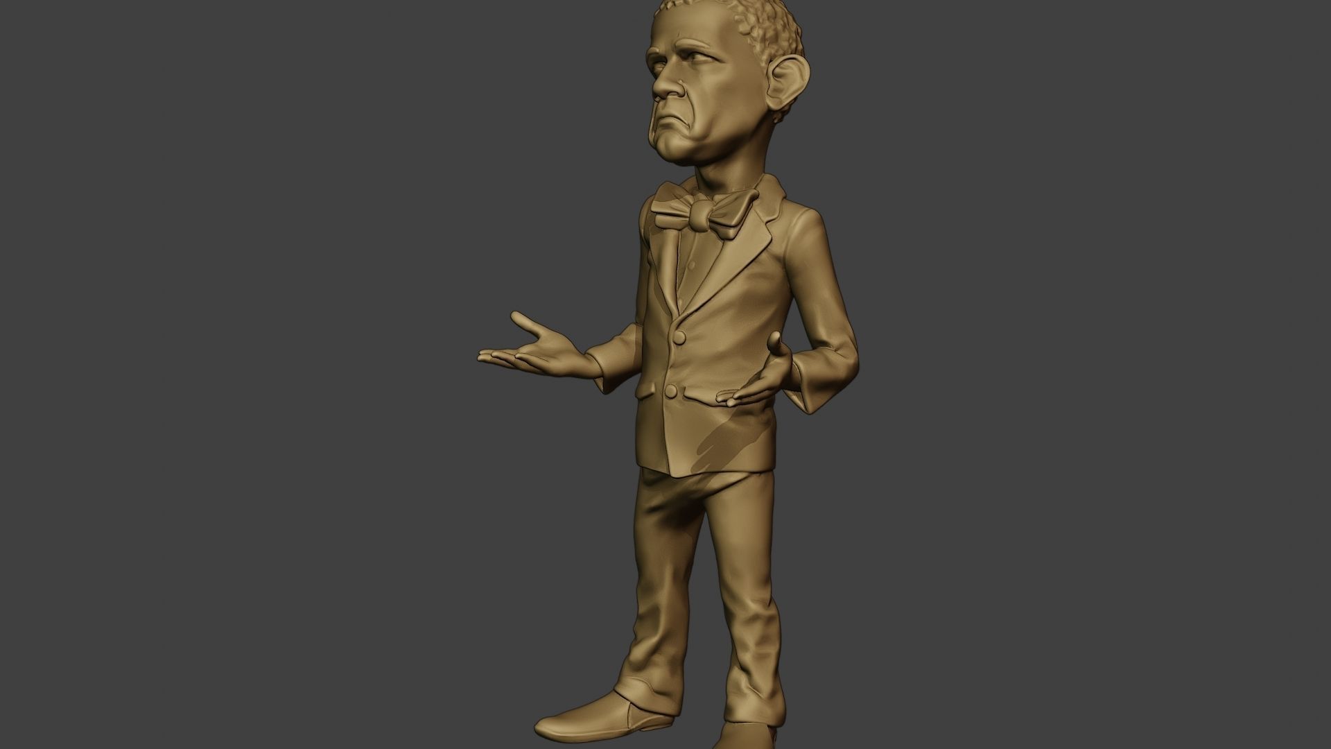 Barack Obama Doubt Meme 3D print model_27