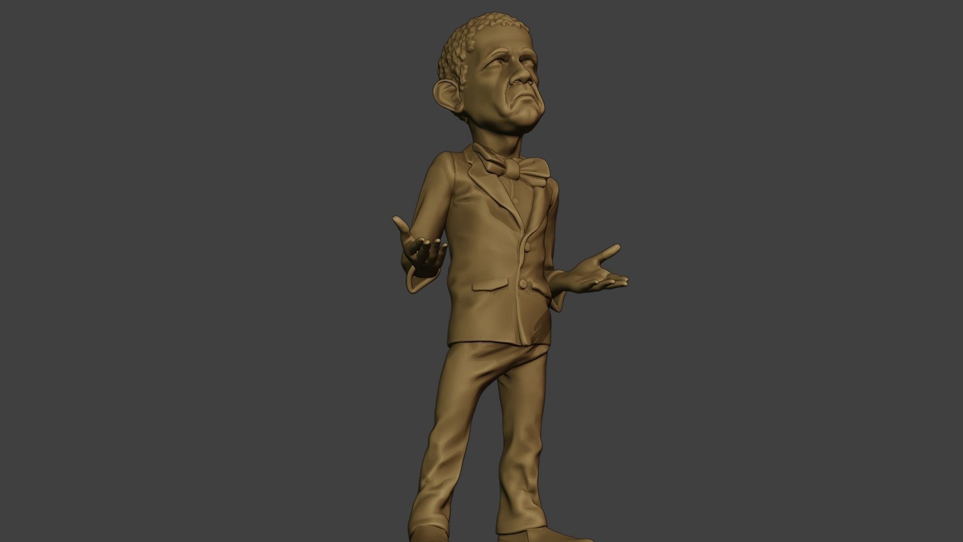 Barack Obama Doubt Meme 3D print model_13