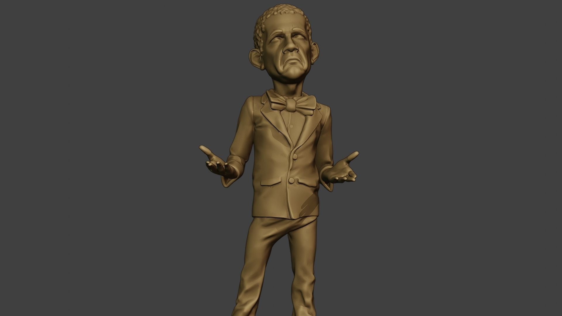 Barack Obama Doubt Meme 3D print model_28