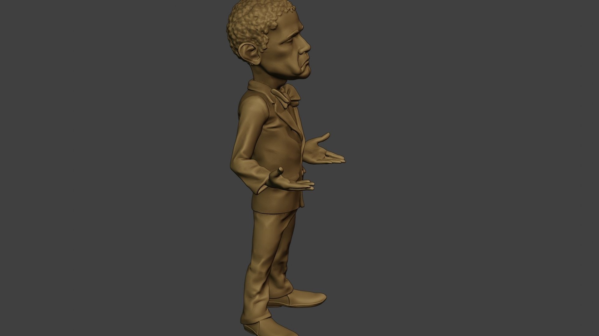 Barack Obama Doubt Meme 3D print model_30