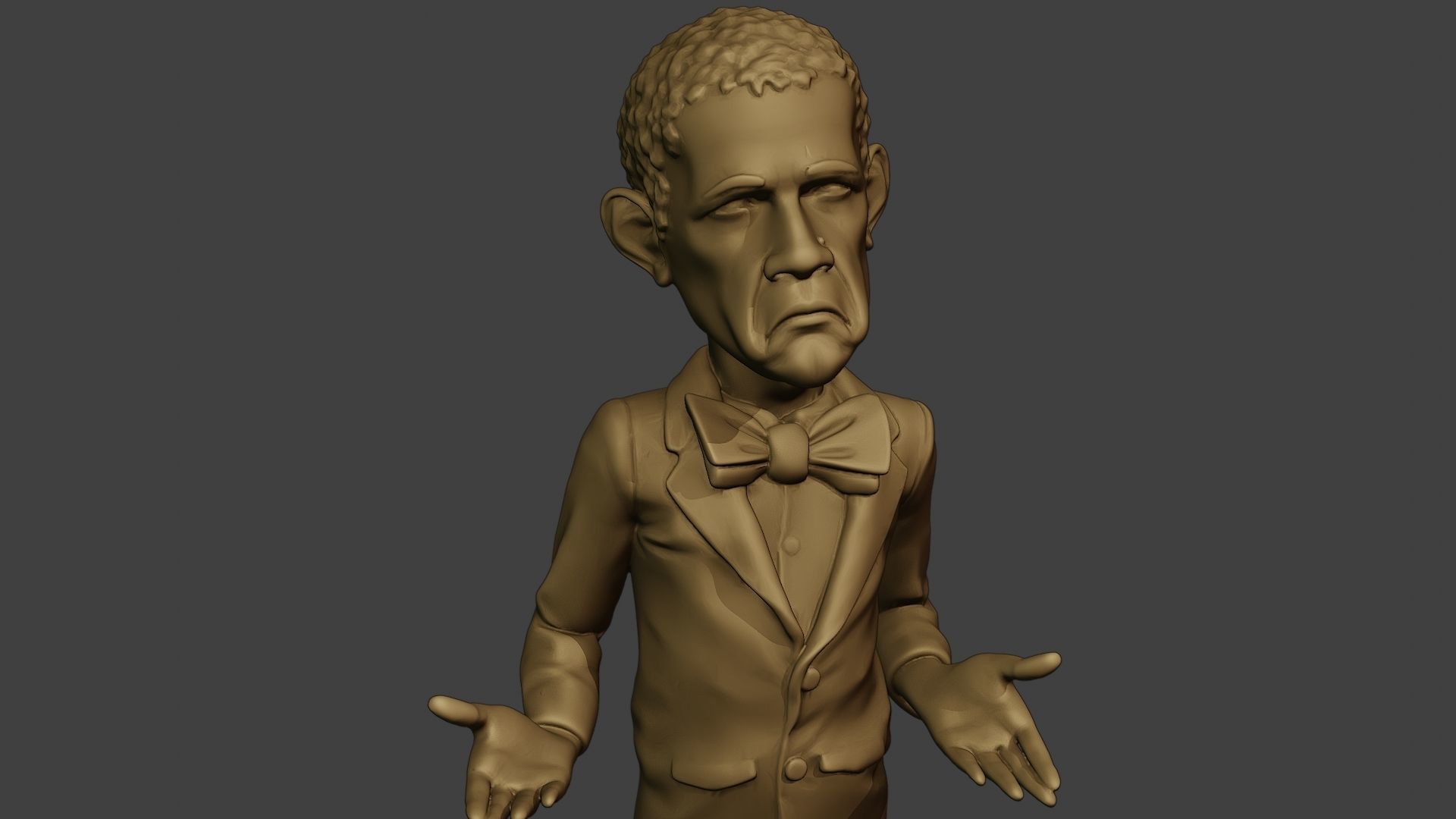 Barack Obama Doubt Meme 3D print model_19