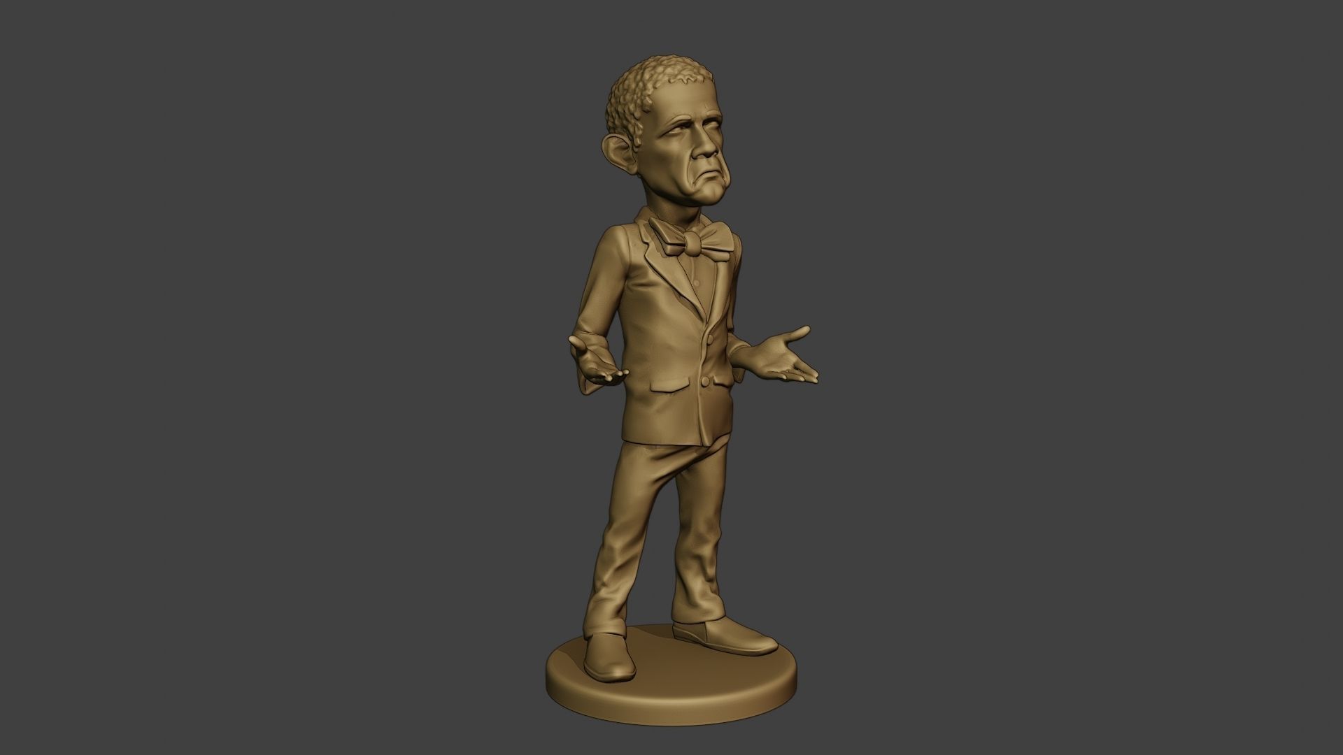 Barack Obama Doubt Meme 3D print model_10