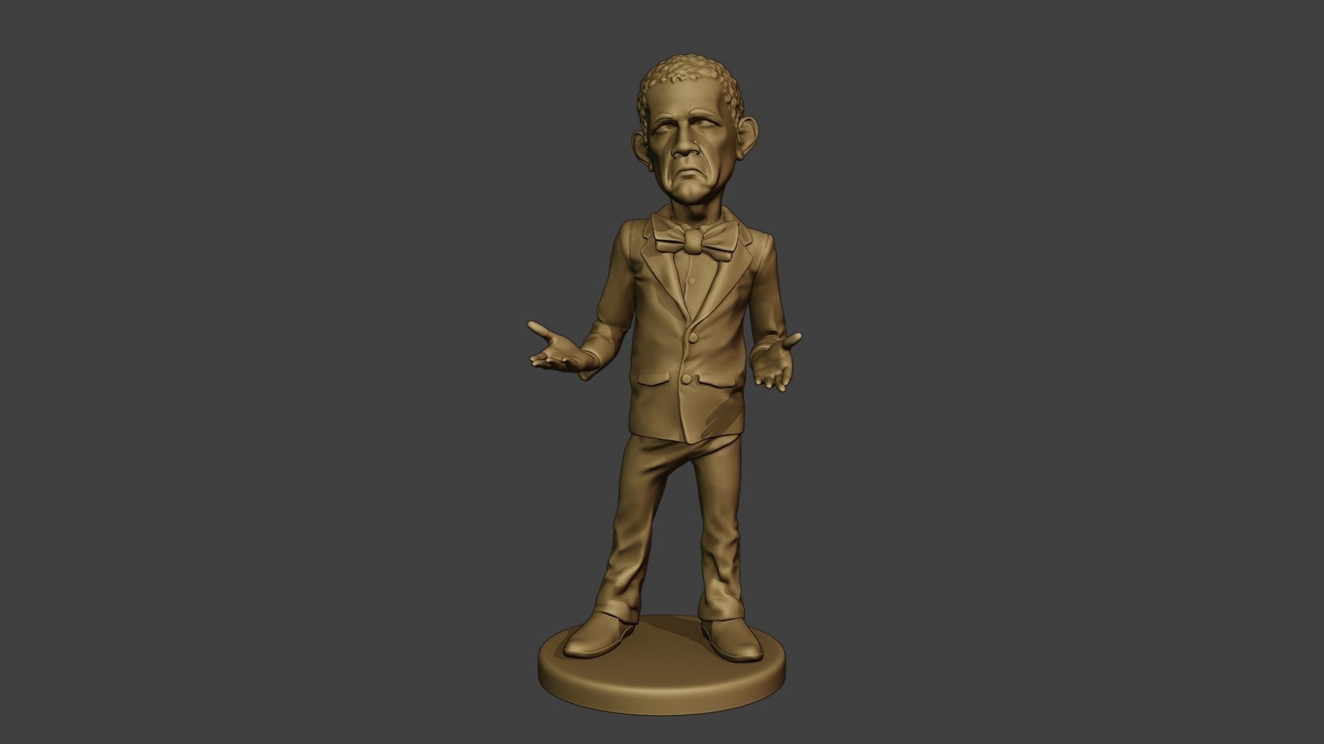 Barack Obama Doubt Meme 3D print model_1