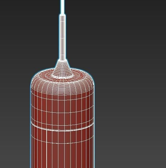 NORD-COLOR-TRIO three colorful pendant lights hanging from ce... 3D model_4