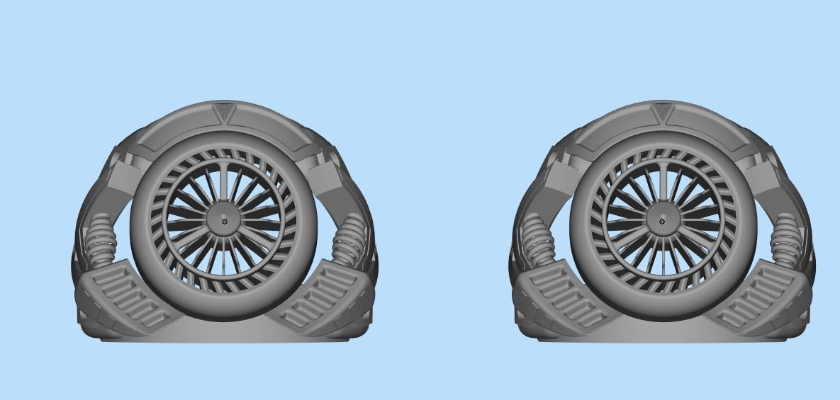 HEEL CLIP NIKE X ACRONYM 3D print model_1