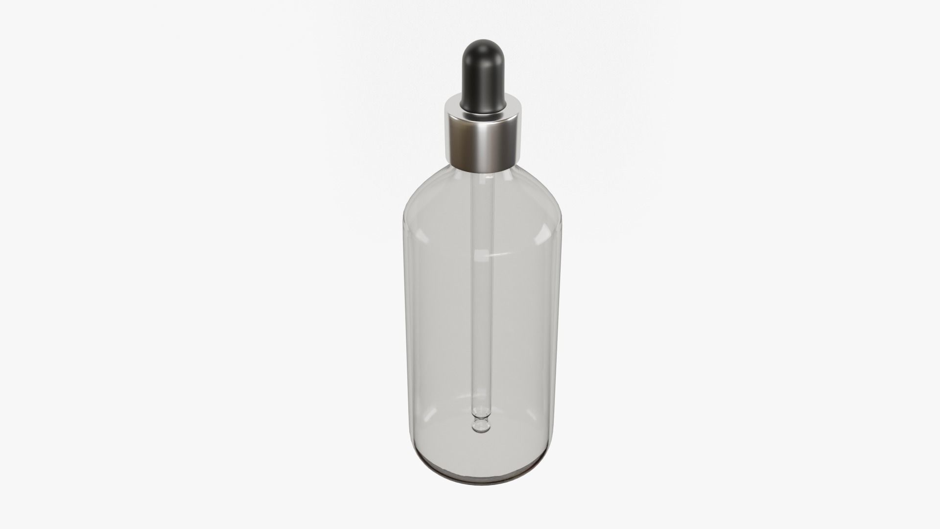 Dropper Bottle Glass 3D model_1