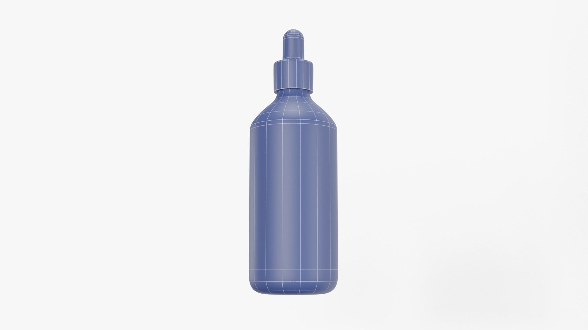 Dropper Bottle Glass 3D model_21