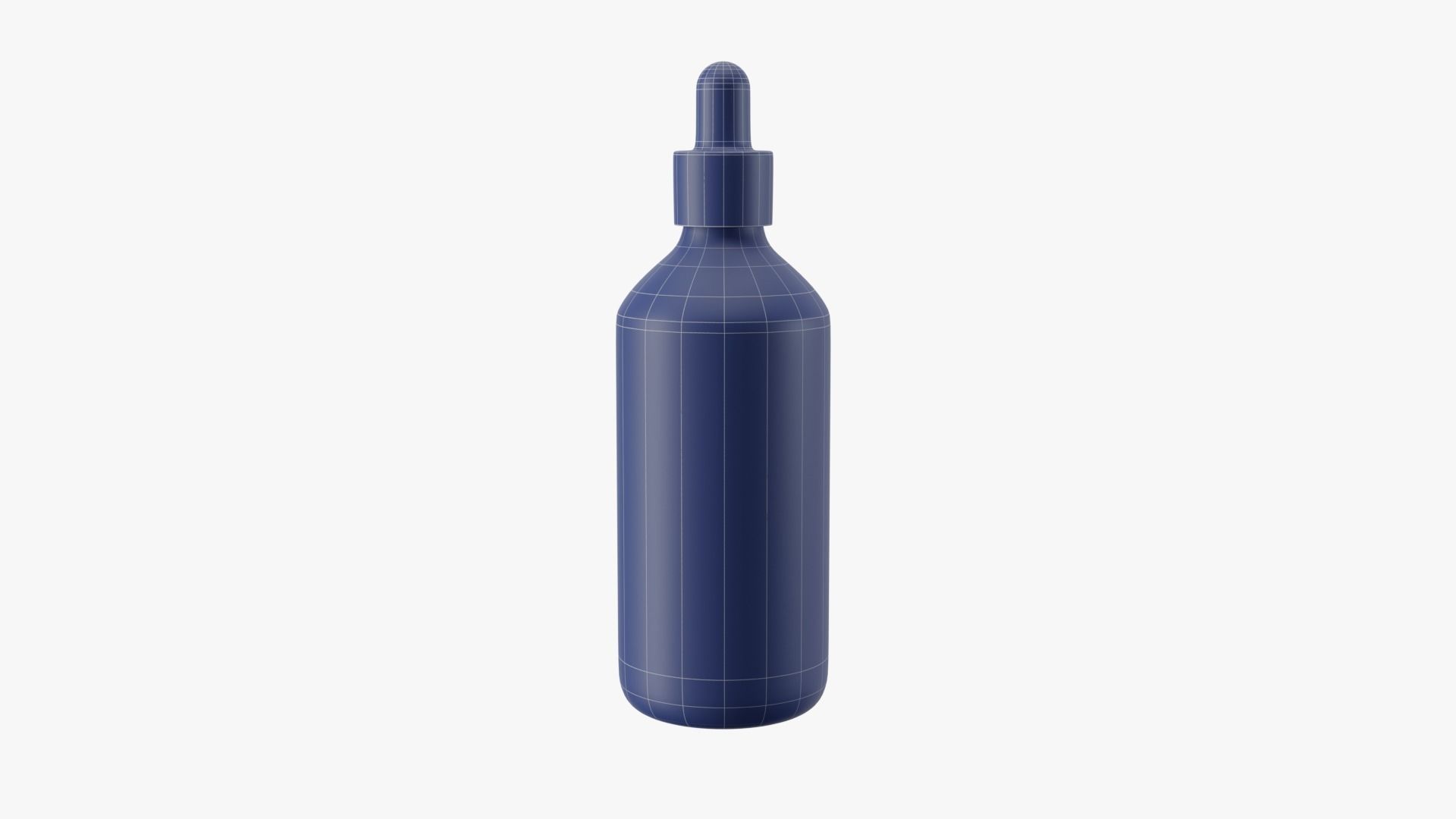 Dropper Bottle Glass 3D model_23