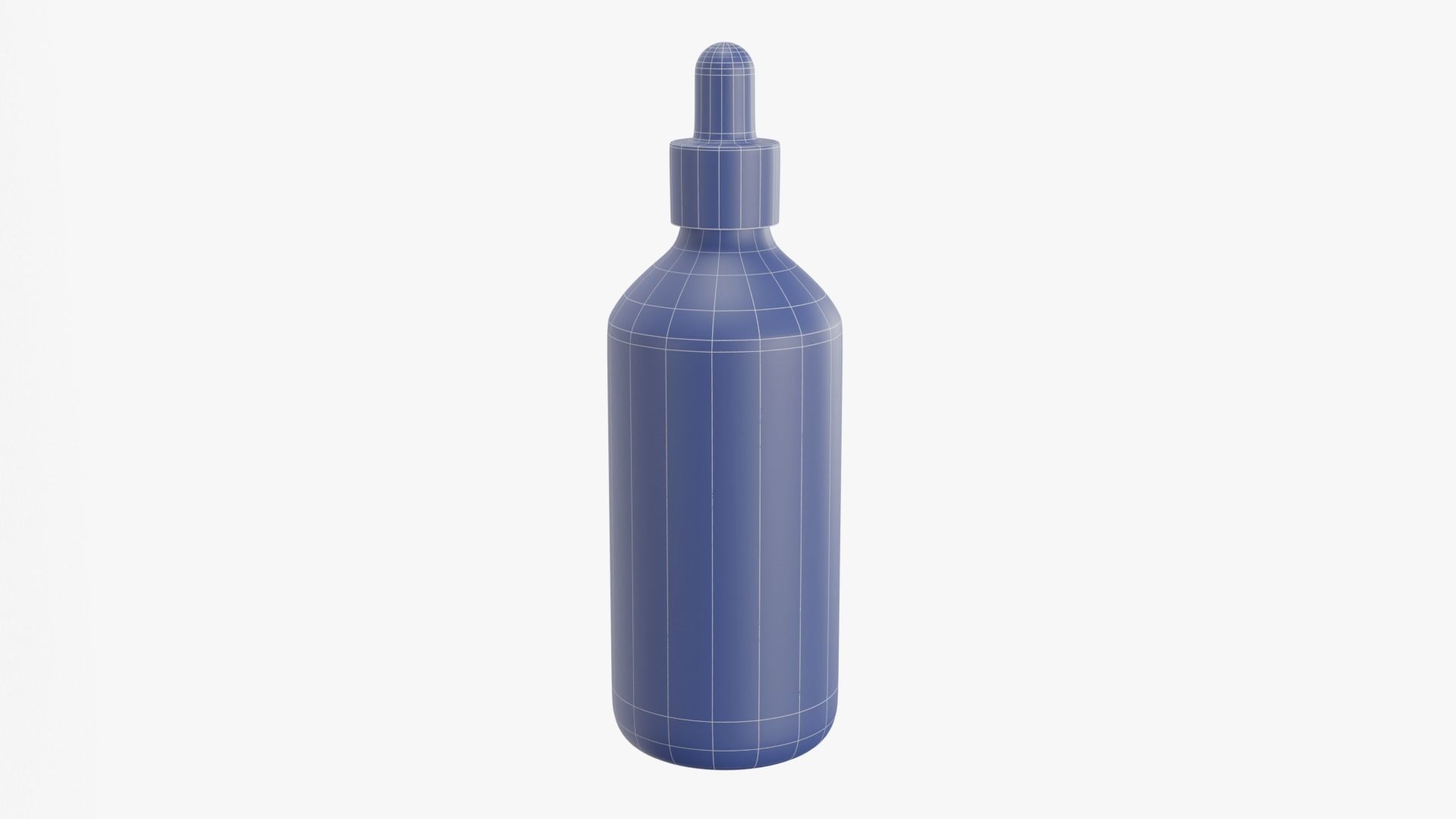 Dropper Bottle Glass 3D model_17