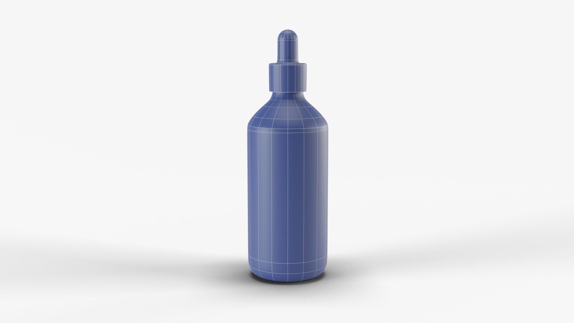Dropper Bottle Glass 3D model_18