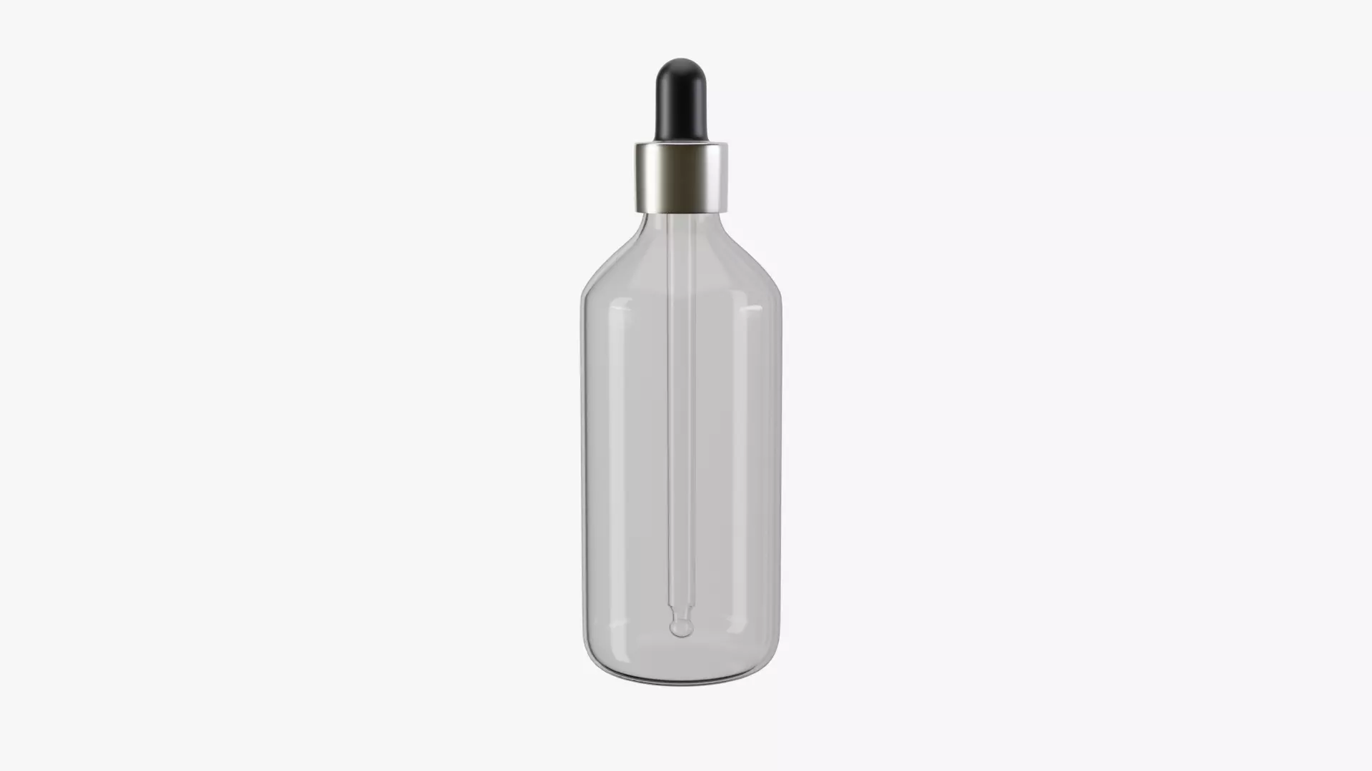 Dropper Bottle Glass 3D model_0