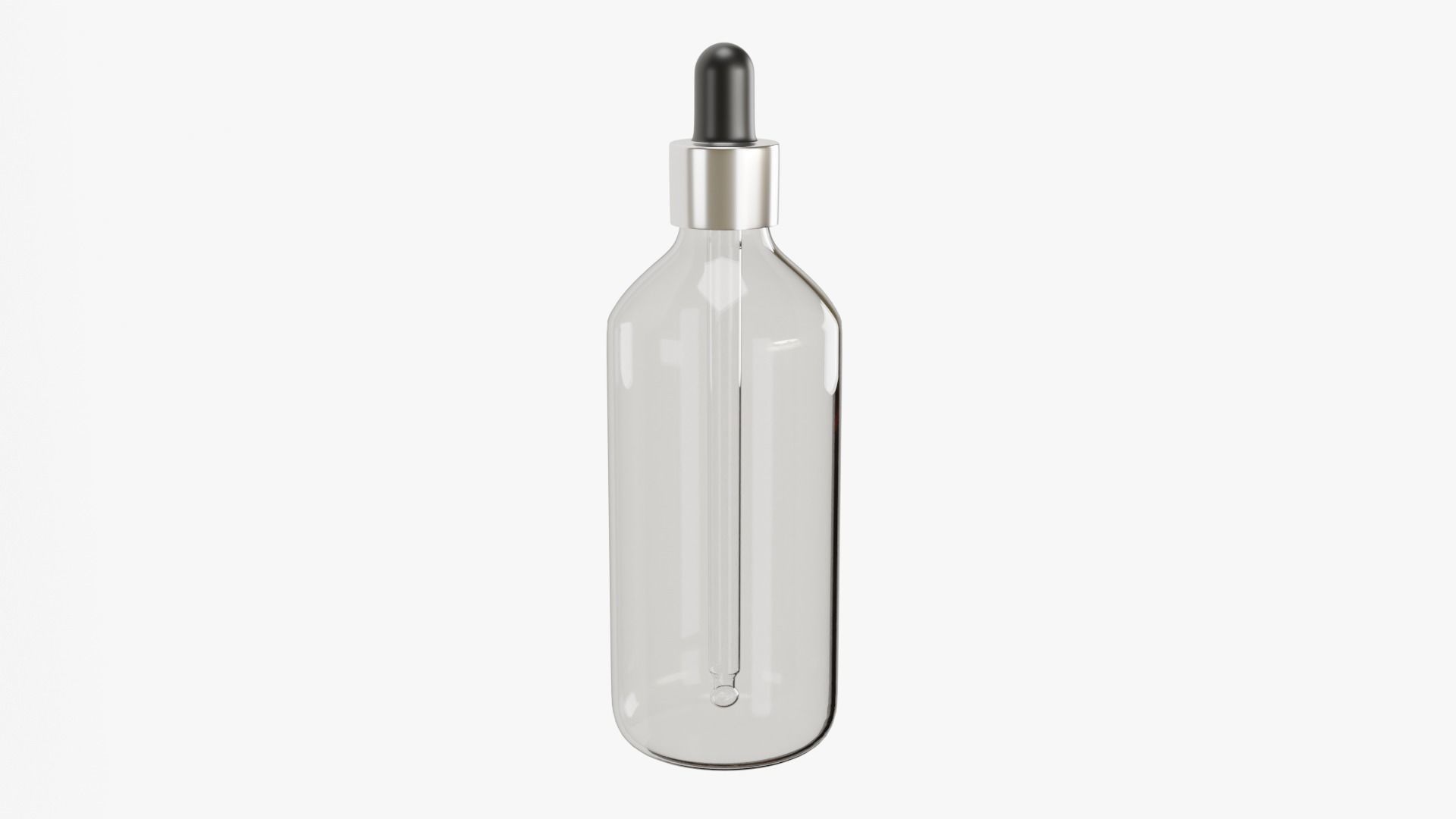 Dropper Bottle Glass 3D model_6