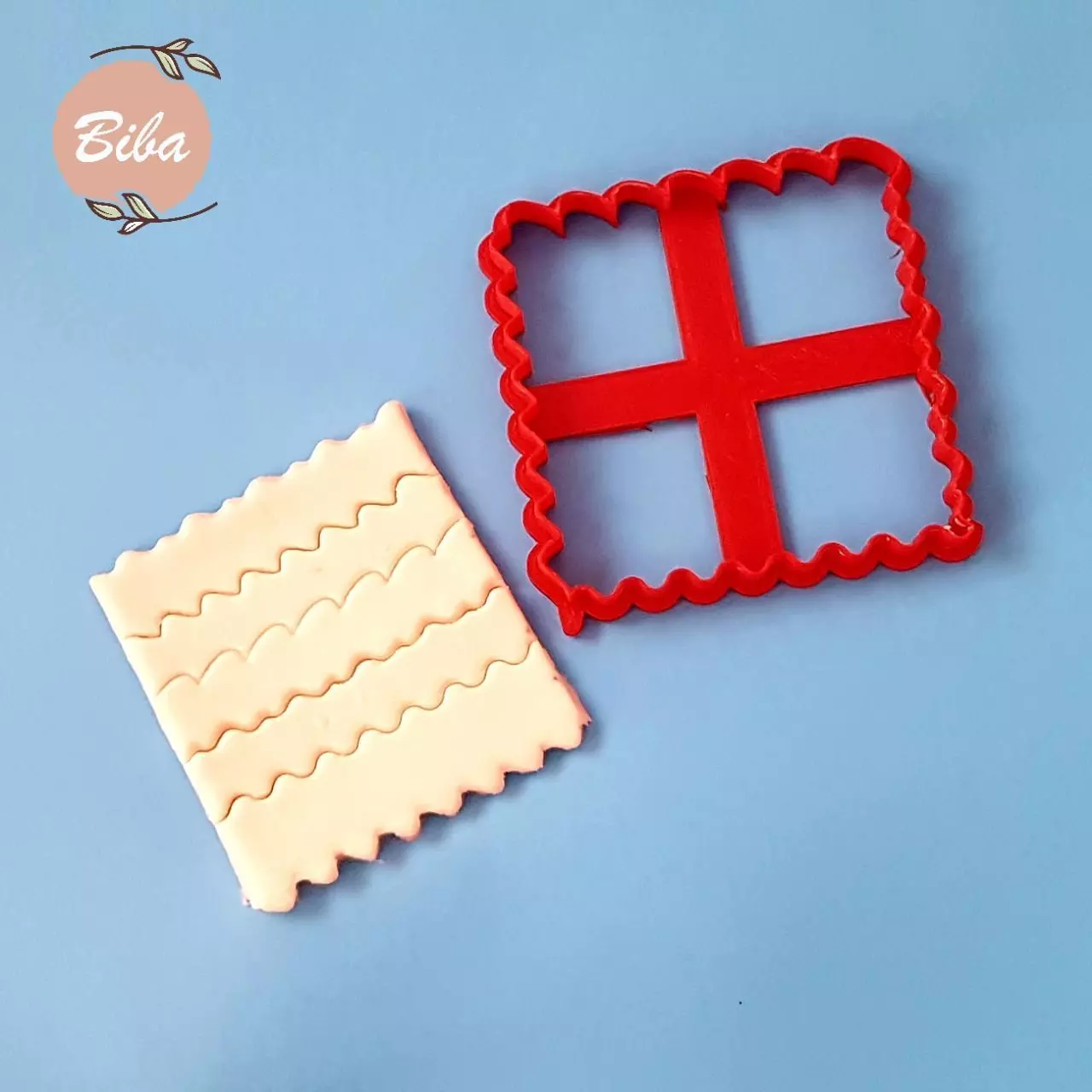 SQUARE WITH A WAVY POLYMER CLAY EDGE CUTTER 3D print model_0