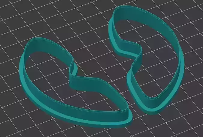 1 SHAPE EARRINGS CUTTER 3D print model
