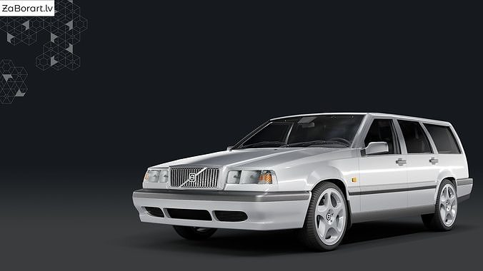 VOLVO 850 1991-1997 Game-ready Low-poly 3D model