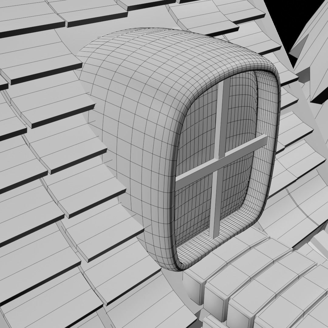 Fairy House 3D model_5