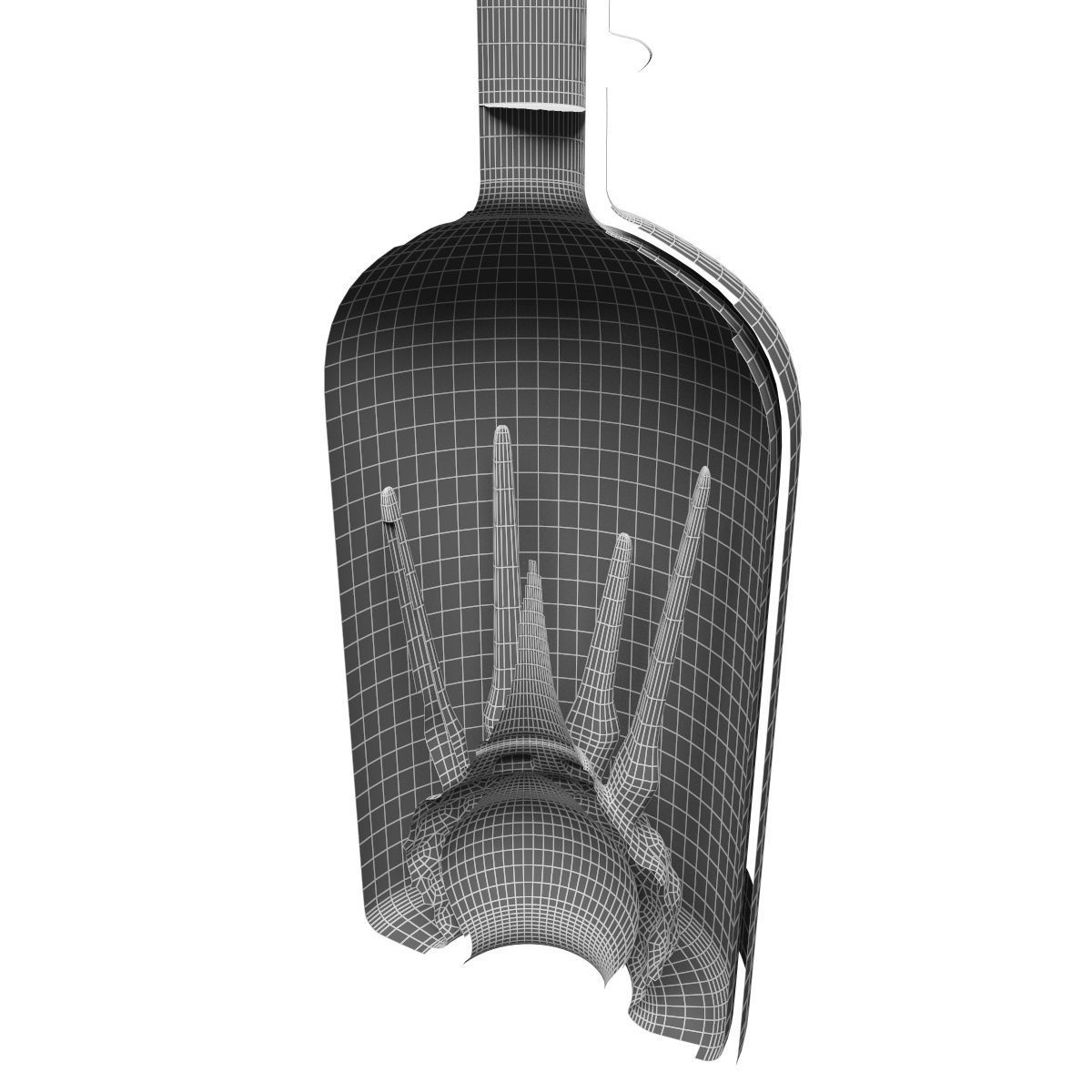 Tequila Milagro Anejo 3D model_4