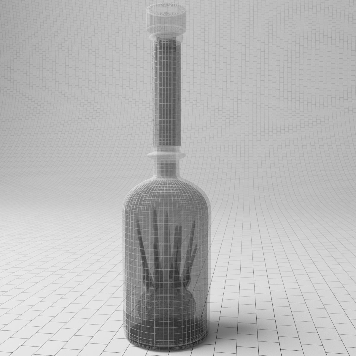 Tequila Milagro Anejo 3D model_3