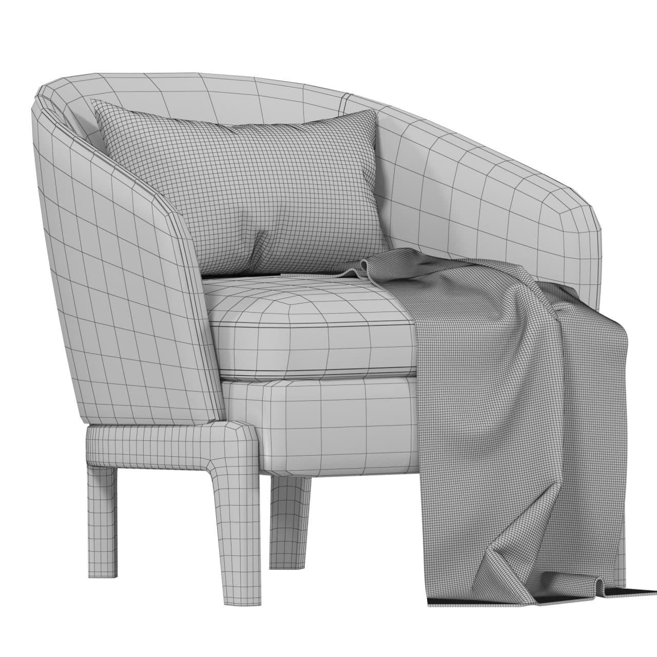 Chelsea chair 3D model_1
