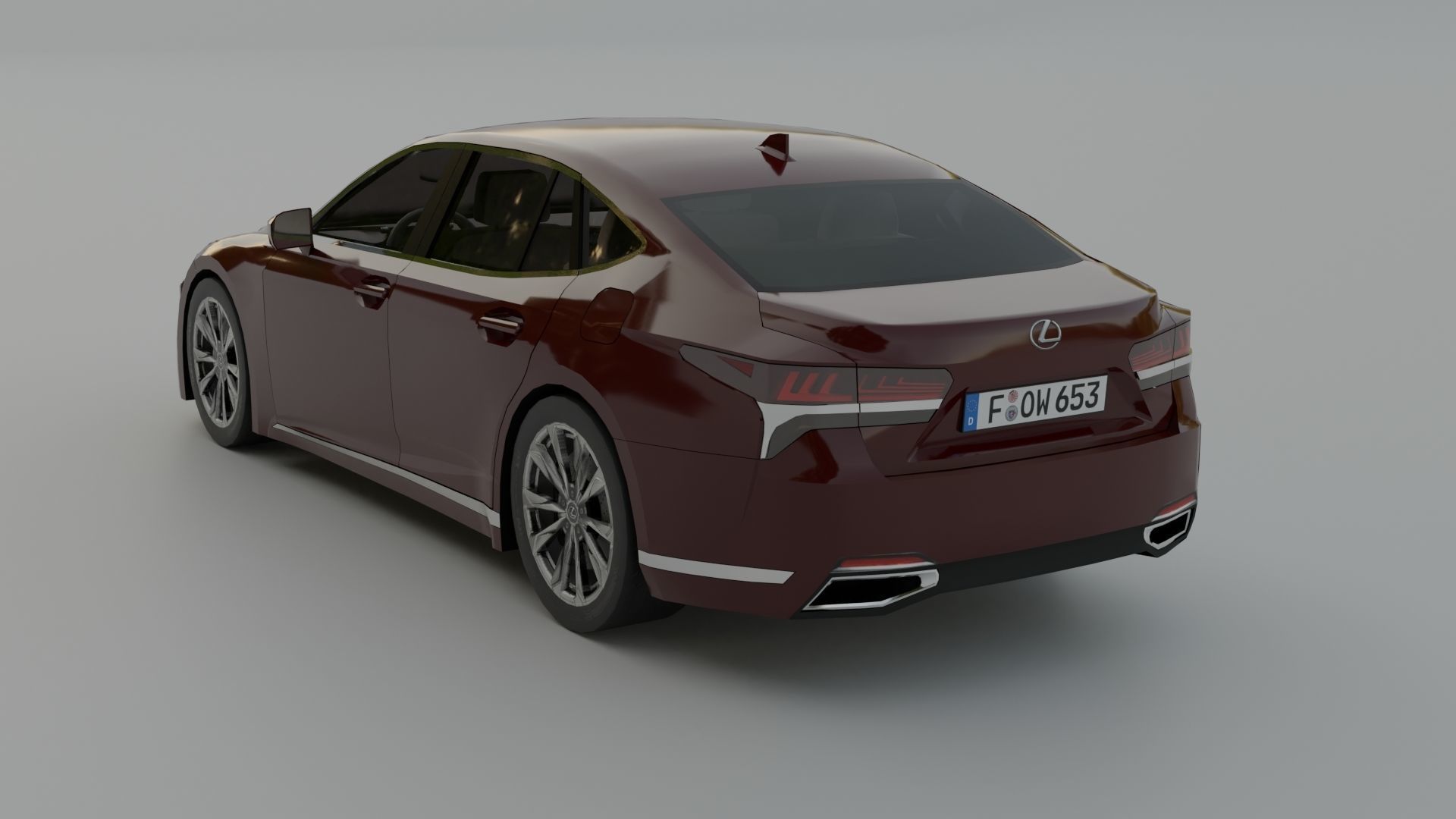 10 lowpoly car pack 3D Model Collection_5