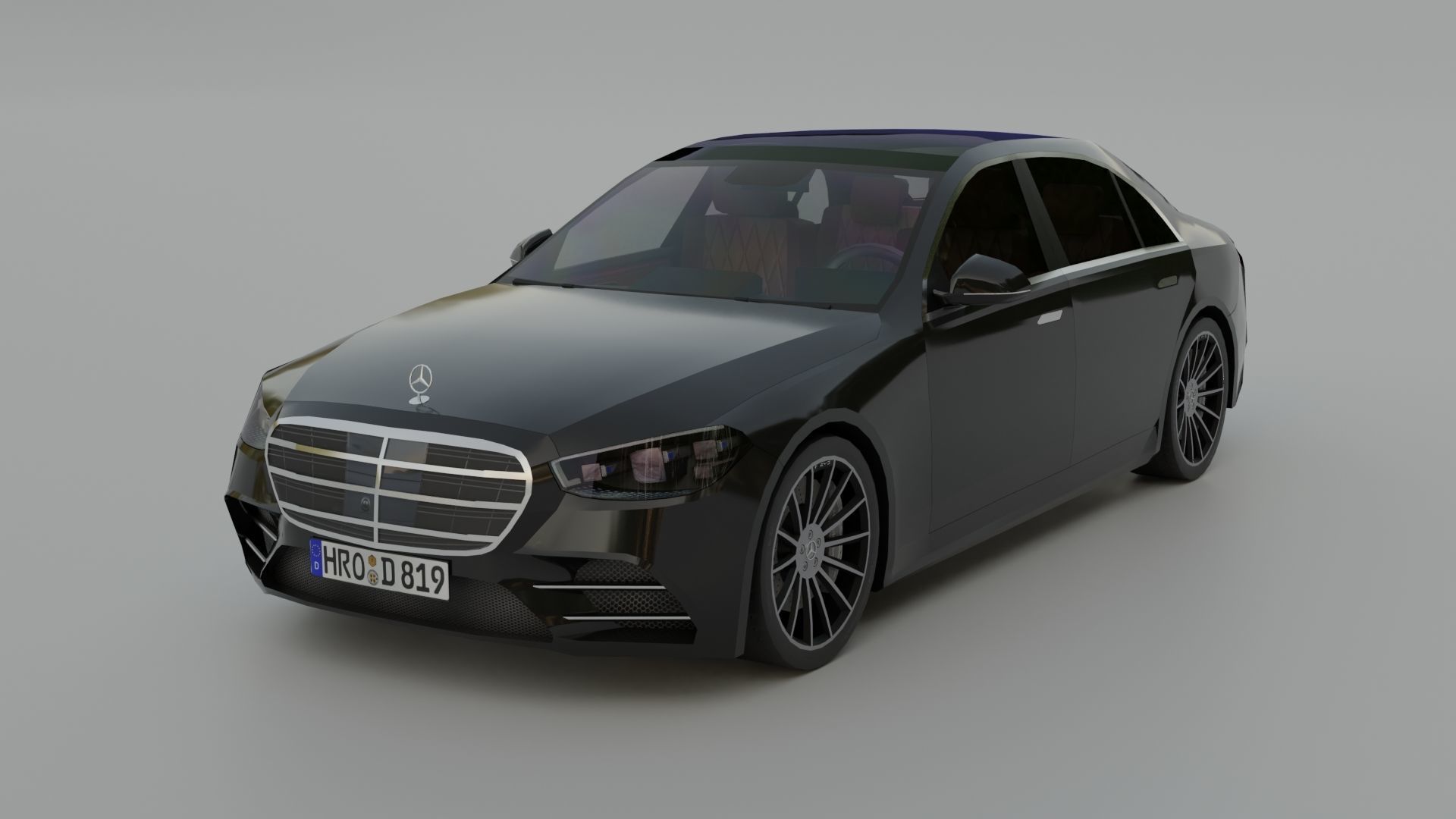 10 lowpoly car pack 3D Model Collection_24