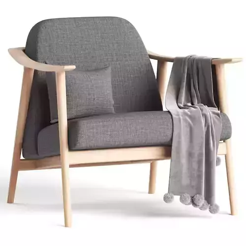 Baltic armchair 3D model