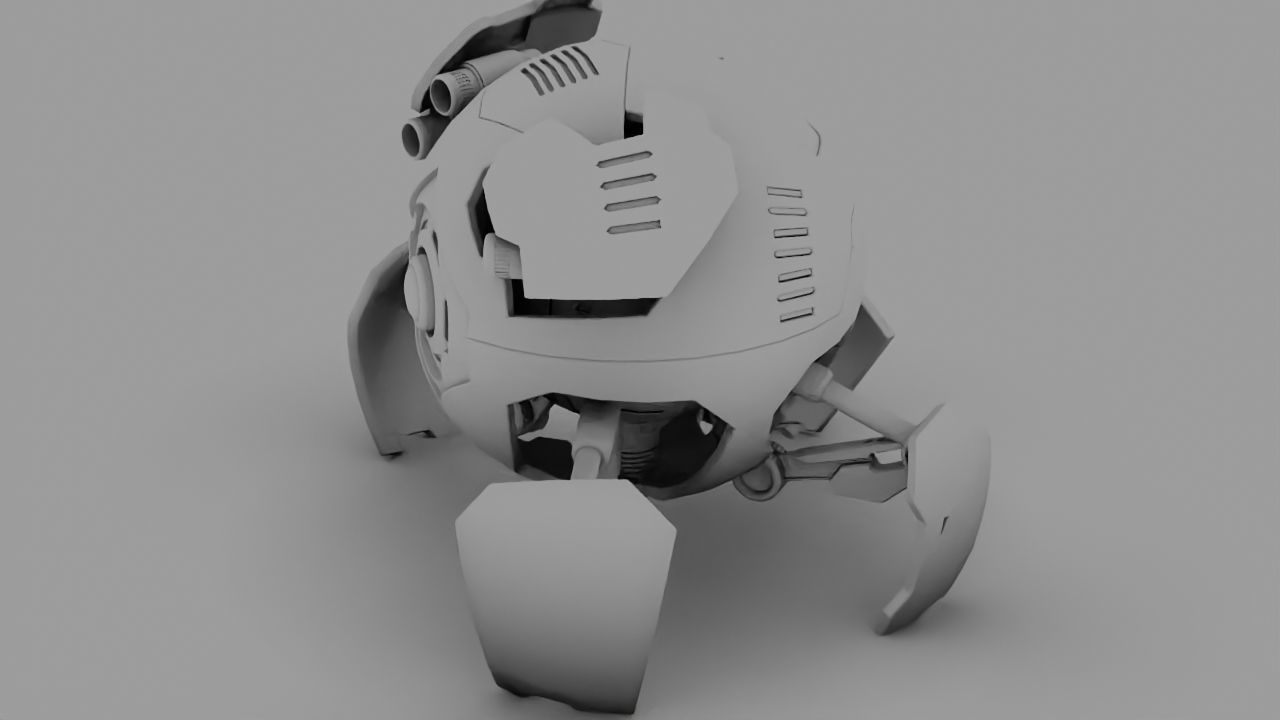 Ball Bot rigged character 3D model_21
