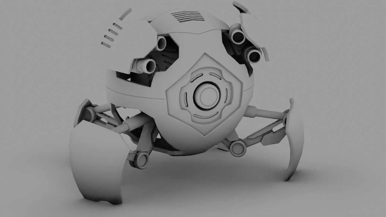 Ball Bot rigged character 3D model_18