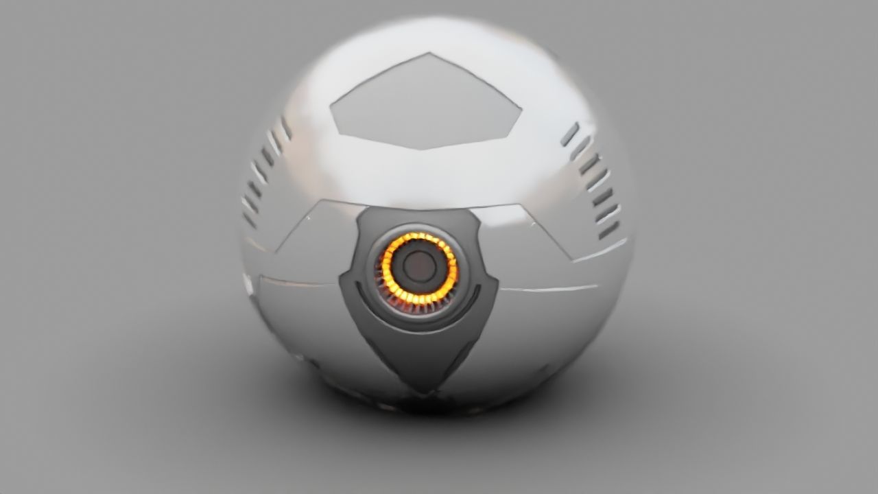Ball Bot rigged character 3D model_8