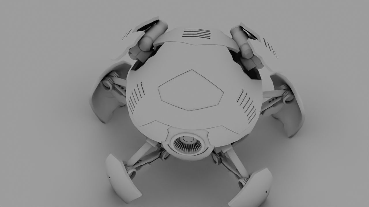 Ball Bot rigged character 3D model_23