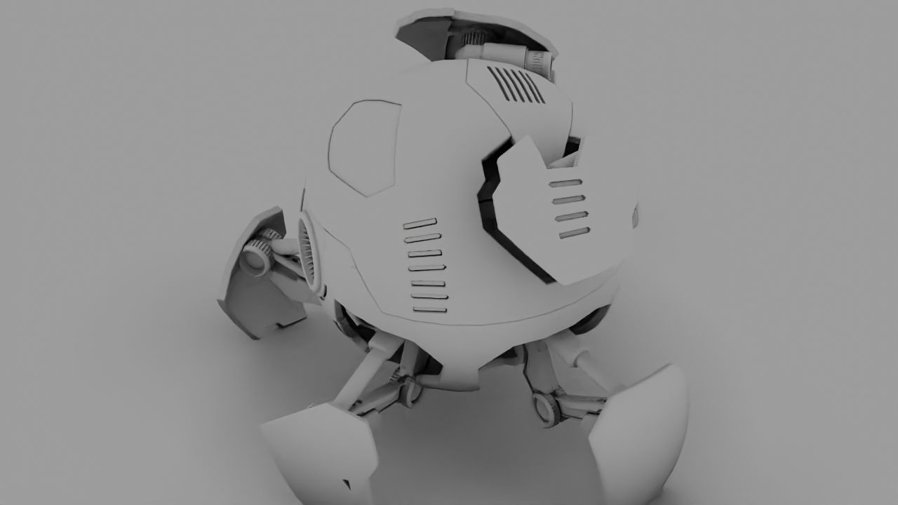 Ball Bot rigged character 3D model_24
